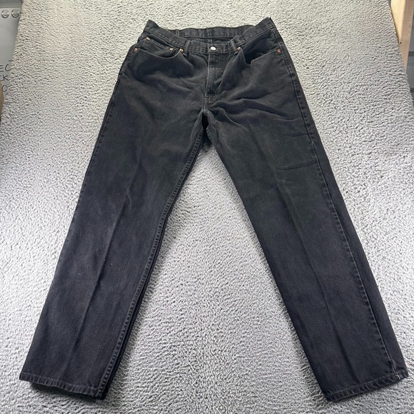 Levi's Other - Levi's 550 Jeans Mens 36x34 Black Cotton Denim Straight Leg Stretch Workwear